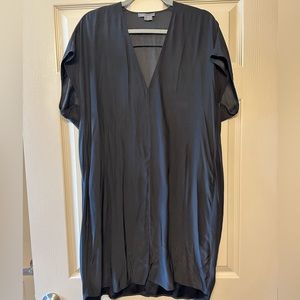 Vince Silk Dress With Pockets Size Large
